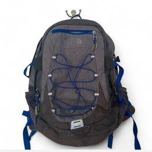 The North Face Borealis Charcoal and Navy Backpack Hiking